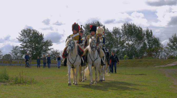 Soldat napoléonien sur leurs chevaux